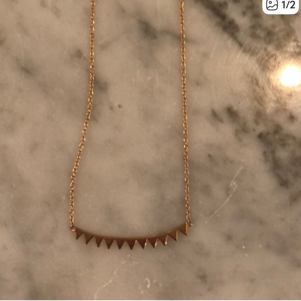 Gorjana Gold Chevron Necklace